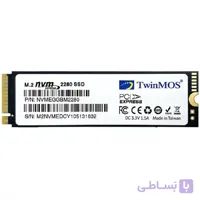 اس اس دی تویین موس مدل NVMe M.2 2280 SSD PCIE1 ظرفیت 1 ترابایت ا 1TB NVMe M.2 TwinMOS SSD Drive
