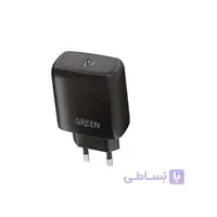 شارژر دیواری گرین لاین Type-C به Lightning مدل GN20EUCLBK 20W ا Green Lion Type-C to Lightning Port Wall Charger 20W EU | GN20EUCLBK