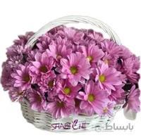 سبد گل بنفش شماره ۲۱-۰۰۳