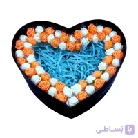 جعبه هدیه طرح قلب تزئین شده کد k1175