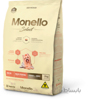 غذای خشک سگ مونلو سلکت مدل مینی ادالت Monello select _ Mini adult