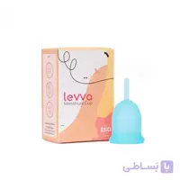 کاپ قاعدگی سایز کوچک رنگ آکوا لیوا فارما ا Levva Pharma Menstrual Cup Small