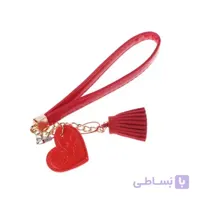 آویز و بند چرمی کیف و موبایل طرح قلب