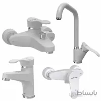شیرآلات لرد سفید کروم شودر