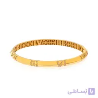 دستبند النگویی طلا طرح اطلس تیفانی (باریک) کد CB458