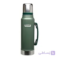 فلاسک ۱ لیتر دسته دار کلاسیک سبز استنلی Stanley Classic flask – 1L