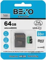 کارت حافظه‌ microSDHCسرعت 80MBps ظرفیت 64 گیگابایت