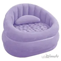 مبل بادی یک نفره دارای تکیه گاه ابی