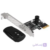 از راه دور برق بی سیم SilverStone Tek 2.4G با عملکرد قدرت / تنظیم مجدد و بازخورد صوتی ES02-PCIE