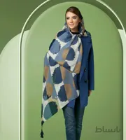 شال نخی حصیری پاییزه (کد 3023)
