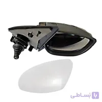 آینه بغل راست دستی پژو 207 فلاپ سفید کاوج