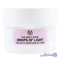 کرم ضد لک و روشن کننده بادی شاپ THE BODY SHOP مدل دراپس آف لایت DROPS OF LIGHT حجم 50 میل ا The Body Shop Drops Of Light Brightening Day Cream 50ml