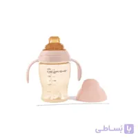 لیوان دسته دار آبمیوه خوری 180 میل هی اور شی صورتی heorshe