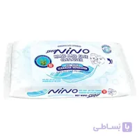 دستمال مرطوب پاک کننده مخصوص دست و صورت 10 عددی نینو ا Nino Hand And Face Cleanser Refresher Wet Wipes 10pcs