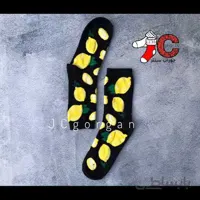 جوراب ساق بلند طرح لیمو