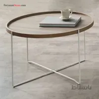 میز جلو مبلی فریازان دکورلبه دار تاشو مدل P9