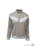 بلوز ملانژ اسپرت نیم زیپ