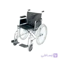 ویلچر تکنو مدل ارتوپدی چرخ جلو طرح بادی چرخ عقب بادی سیمی