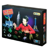 اسباب بازی پلی مگنت (Play Magnet) مدل بسته 34 تکه