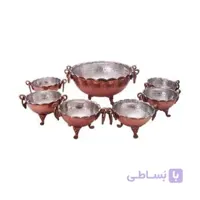 سرویس آجیل خوری مسی 7 پارچه توت کالا tootkala 2087