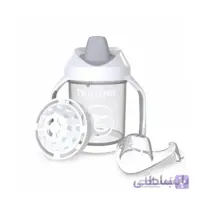 لیوان آبمیوه خوری 230 میل سفید تویست شیک Twistshake