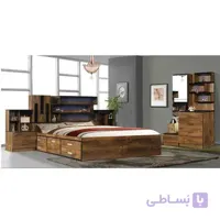 سرویس اتاق خواب دو نفره رزا جنس ام دی اف
