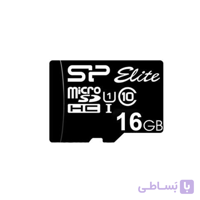 کارت حافظه microSDHC سیلیکون پاور مدل Elite کلاس 10 استاندارد UHS I U1 سرعت 85MBps ظرفیت 16 گیگابایت