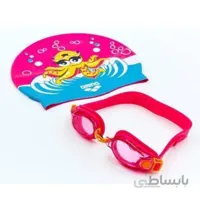 ست کلاه و عینک شنا ارنا مدل هشت پا ا Kid's Water Tribe Swimming Cap and Goggles Set