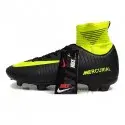 کفش فوتبال نایک مرکوریال ساقدار طرح اصلی مشکی فسفری Nike Mercurial 2018