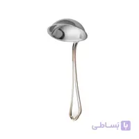 ملاقه سس ناب استیل مدل ونیز دور طلا