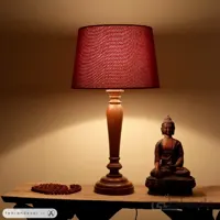 آباژور چوبی رومیزی اسلگ