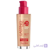 کرم پودر ریمل لاندن سری Lasting Finish 25H شماره 400 ا Rimmel London Lasting Finish 25H Foundation No 400