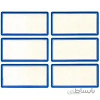 برچسب دور آبی N.R.G سایز 67 × 35 میلی متری ا N.R.G 67 × 35 mm Labels
