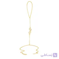 تمیمه طلا زنانه طرح اسلیمی گل کد LT413