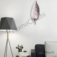 دیوارکوب طرح برگ گردو نقره ای