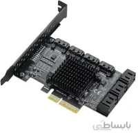 کارت SATA III ده پورت PCI-e