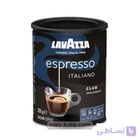 قهوه لاوازا مشکی قوطی 250 گرمی ا Lavazza Espresso black 250 gr