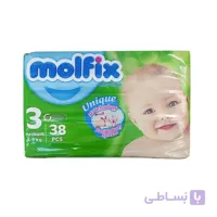 پوشک سایز 3 مولفیکس - 38 عددی ا Molfix Baby Diaper Medium Size 3 - 38 pcs