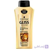 شامپو ترمیم کننده مو گلیس مدل ULTIMATE OIL ELIXIR ، حجم 500 میلی لیتر ا Gliss hair repair shampoo model ULTIMATE OIL ELIXIR, volume 500 ml کد 581708