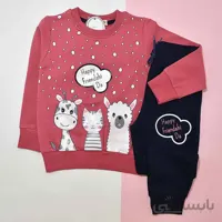 ست بلوز و شلوار طرح حیوانات کد 2115