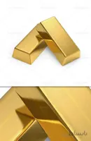 موکاپ شمش طلا خلاقانه