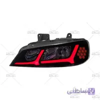 چراغ جلو اسپرت پژو پارس طرح آوالون قرمز