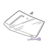 شیشه جلو اصلی هوندا ( Genuine parts ) - آکورد