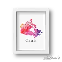 تابلو نقشه کانادا - canada