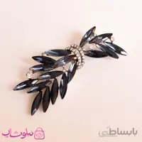 سنجاق سینه زنانه فانتزی سرمه ای کد 1010 6
