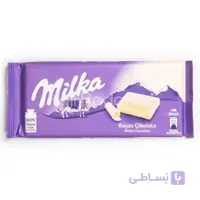 شکلات تخته‌ ای سفید میلکا 80 گرمی