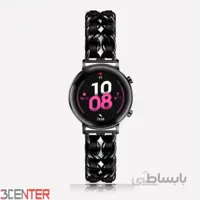 بند استیل ساعت سامسونگ Galaxy Watch Active/Active 2 مدل چرمی زنجیری