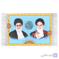 فرش ماشینی با عکس رهبران ایران کد F140