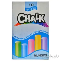 گچ رنگی تخته سیاه مانگیو بسته 10 رنگ