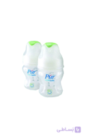 شیشه شیر p.p دهانه عریض 130cc Milk Safe پک دوعددی